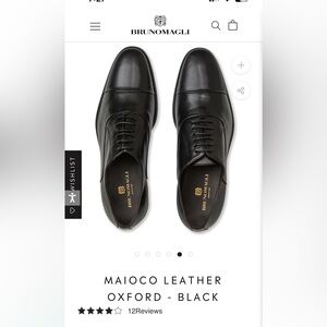 Bruno Magli Leather Oxford Shoes